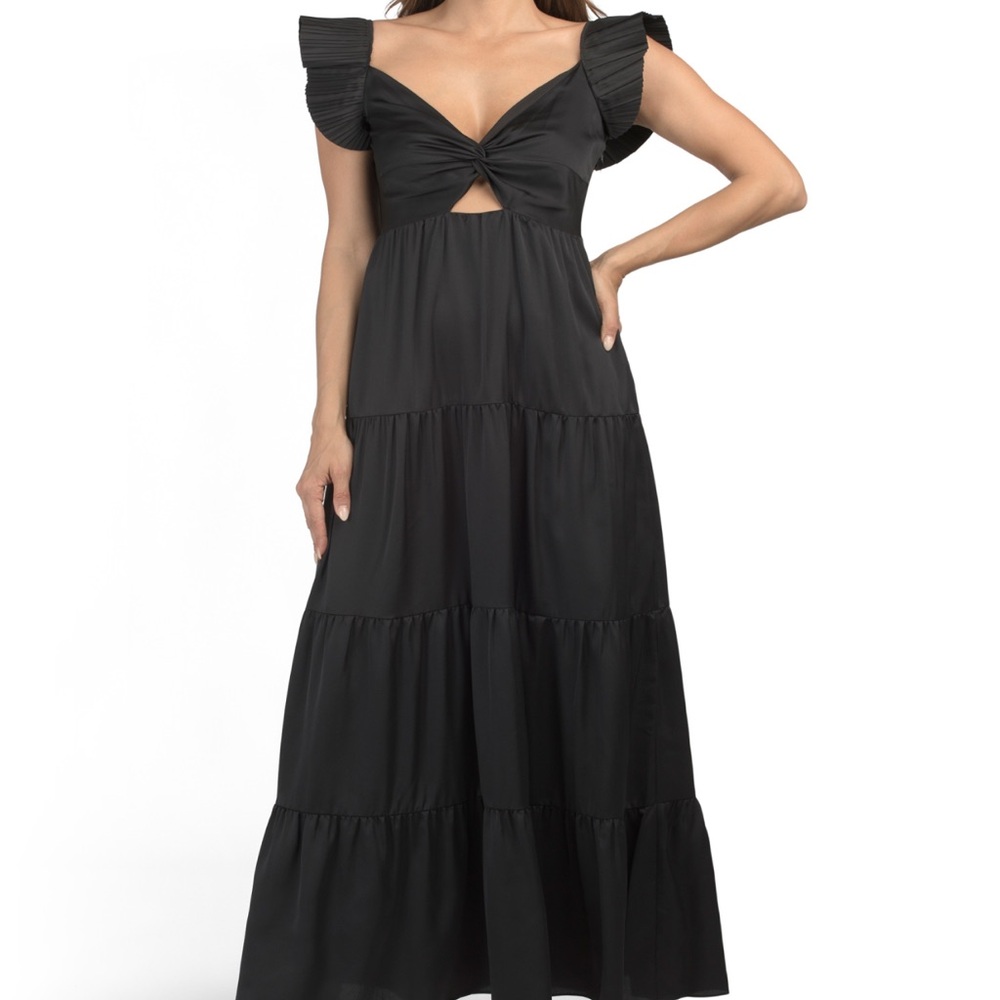 🖤❤️‍🔥 One33 Social Elegant Black Maxi Dress